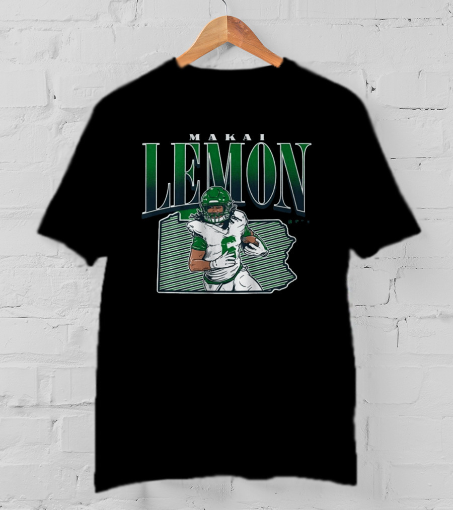 Makai Lemon Philadelphia Eagles Draft Player 2026 T-Shirt