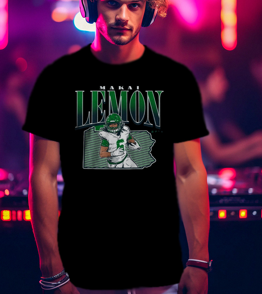 Makai Lemon Philadelphia Eagles Draft Player 2026 T-Shirt