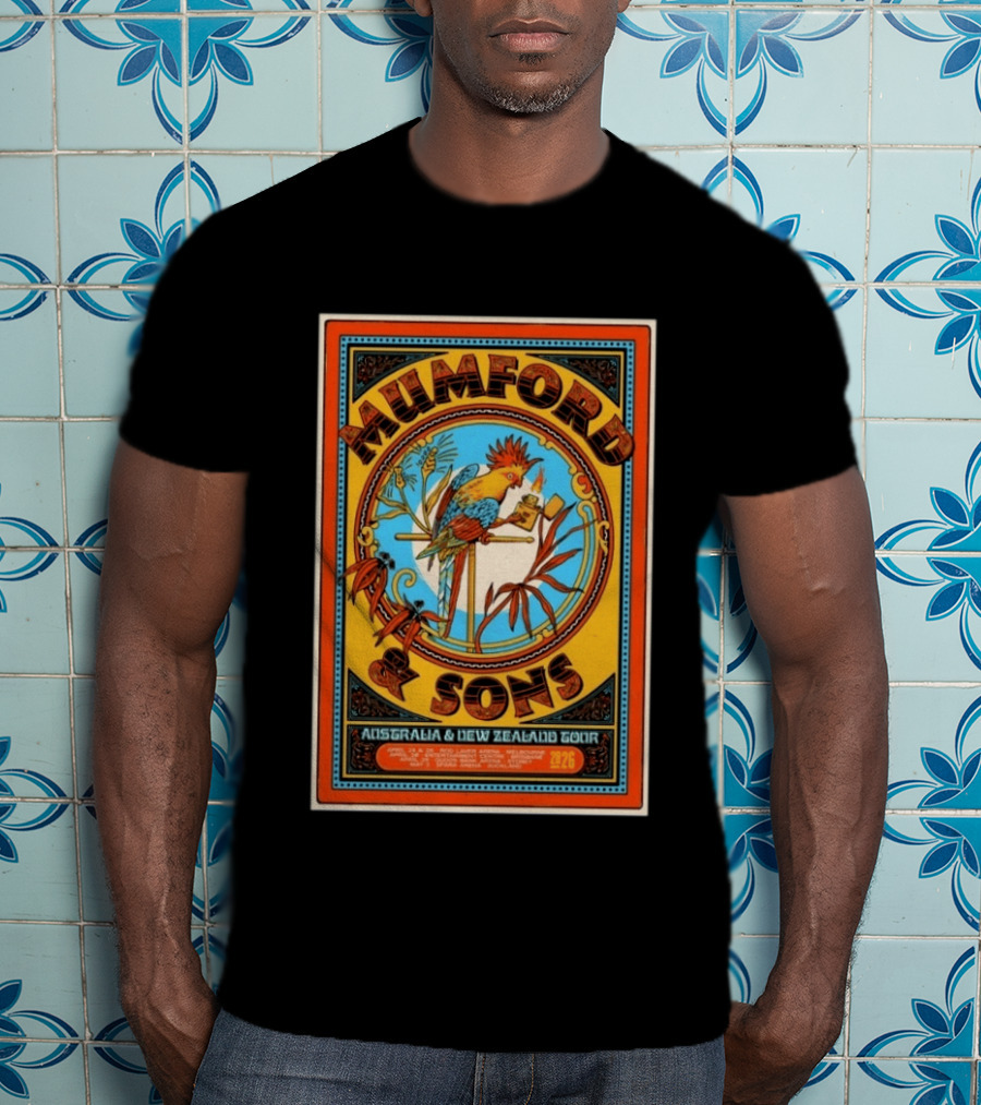 Mumford And Sons Australia New Zealand Tour May 2 2026 Concert T-Shirt