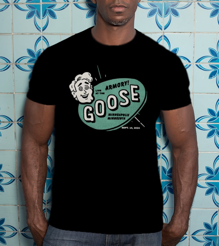Live At The Armory Goose Minneapolis Minnesota Sept 14 2024 Event T-Shirt