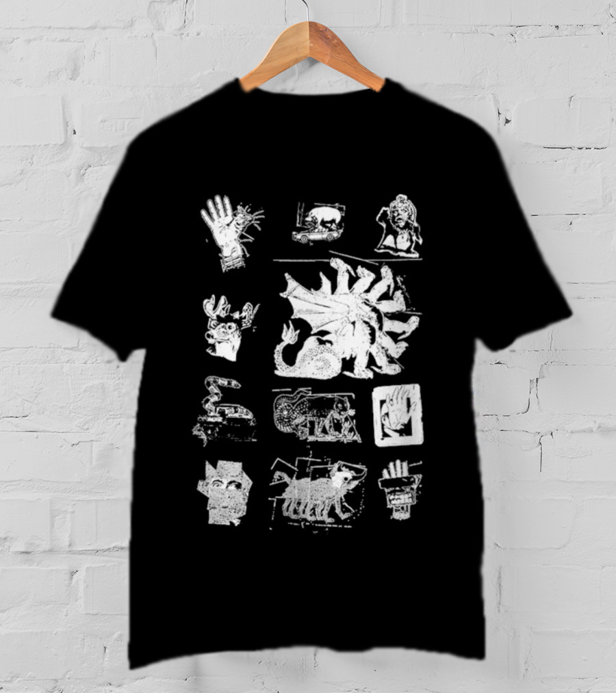 Goose Chain Yer Dragon Collage T-Shirt