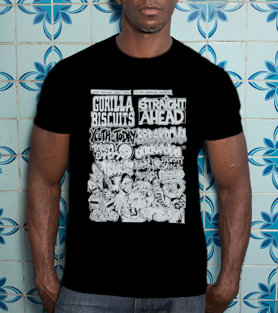 Gorilla Biscuits The Brooklyn Monarch April 25 26 2026 T-Shirt