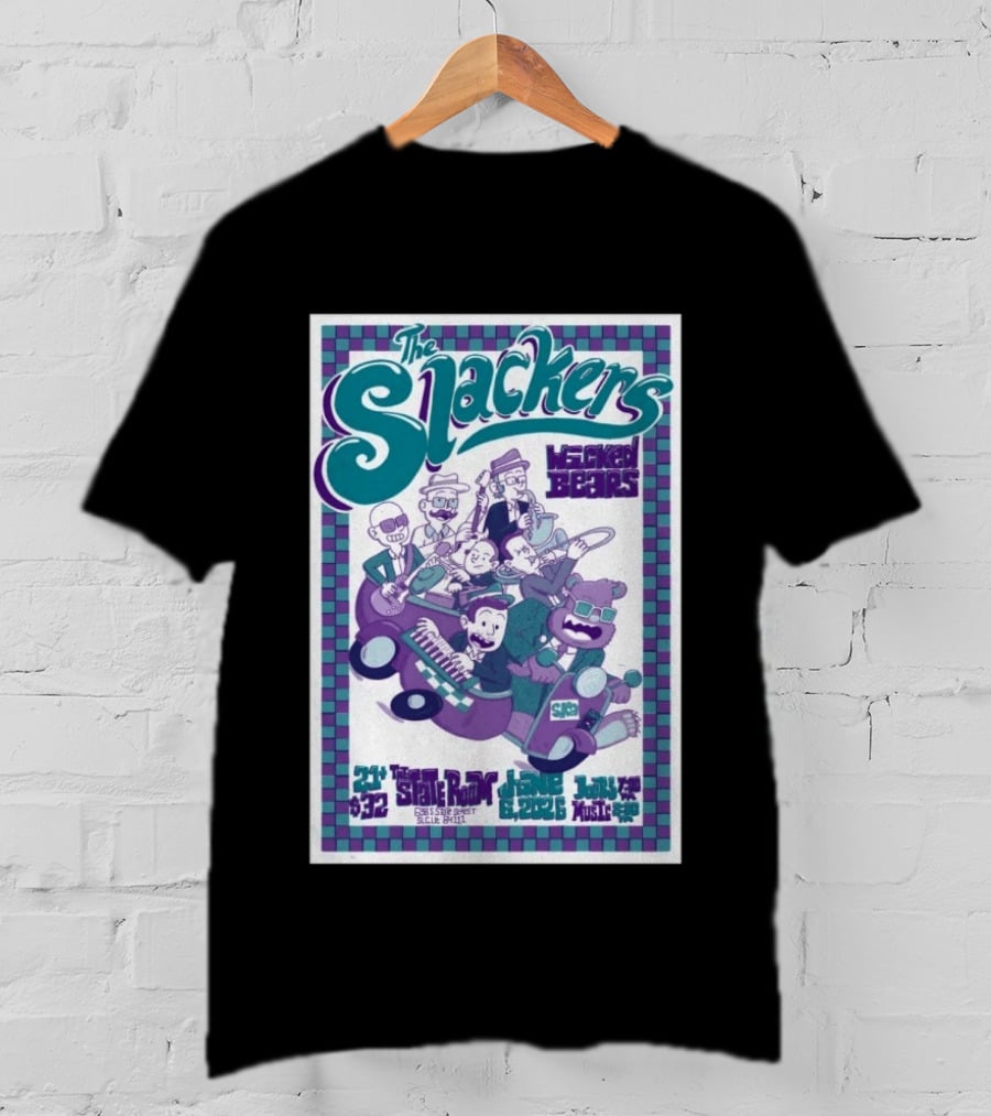 The Slackers Wocked Bears Concert June 6 2026 The State Room Salt Lake City T-Shirt