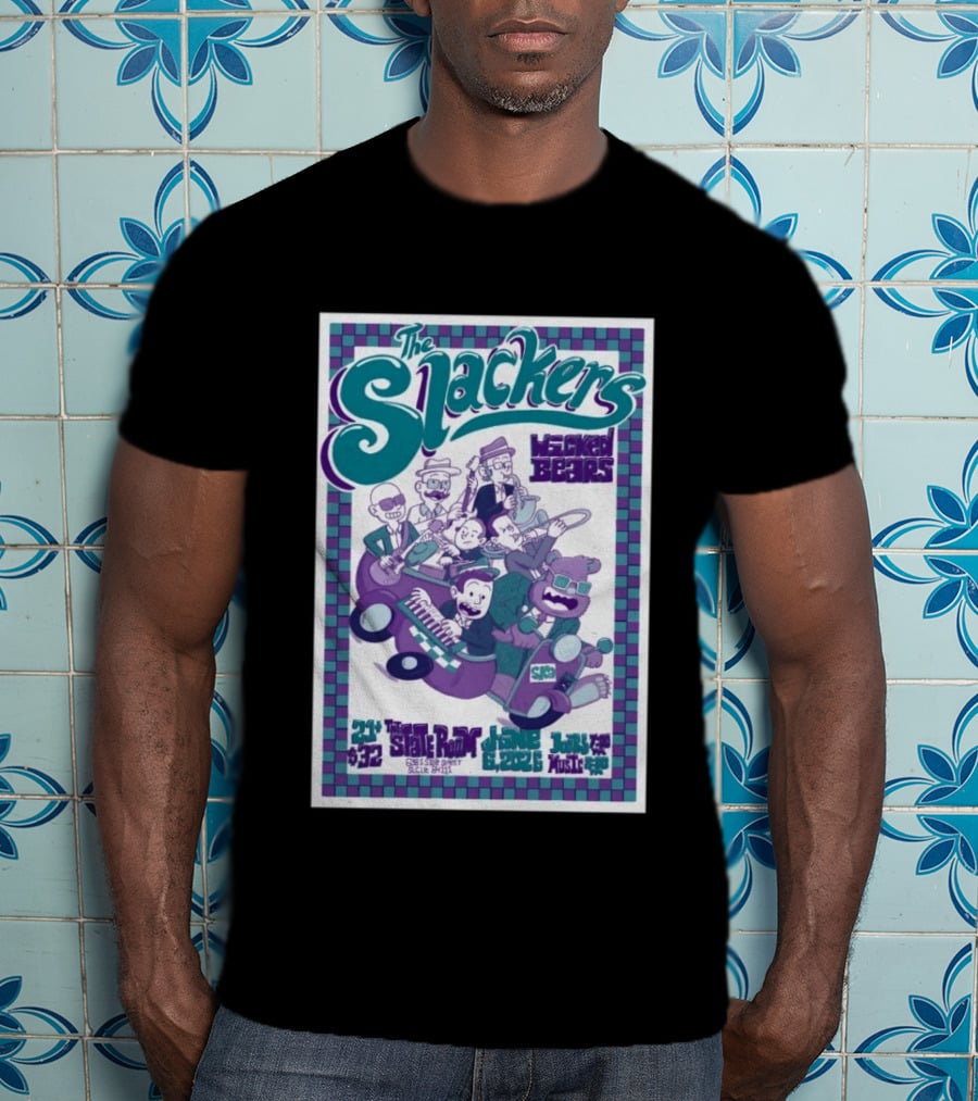 The Slackers Wocked Bears Concert June 6 2026 The State Room Salt Lake City T-Shirt