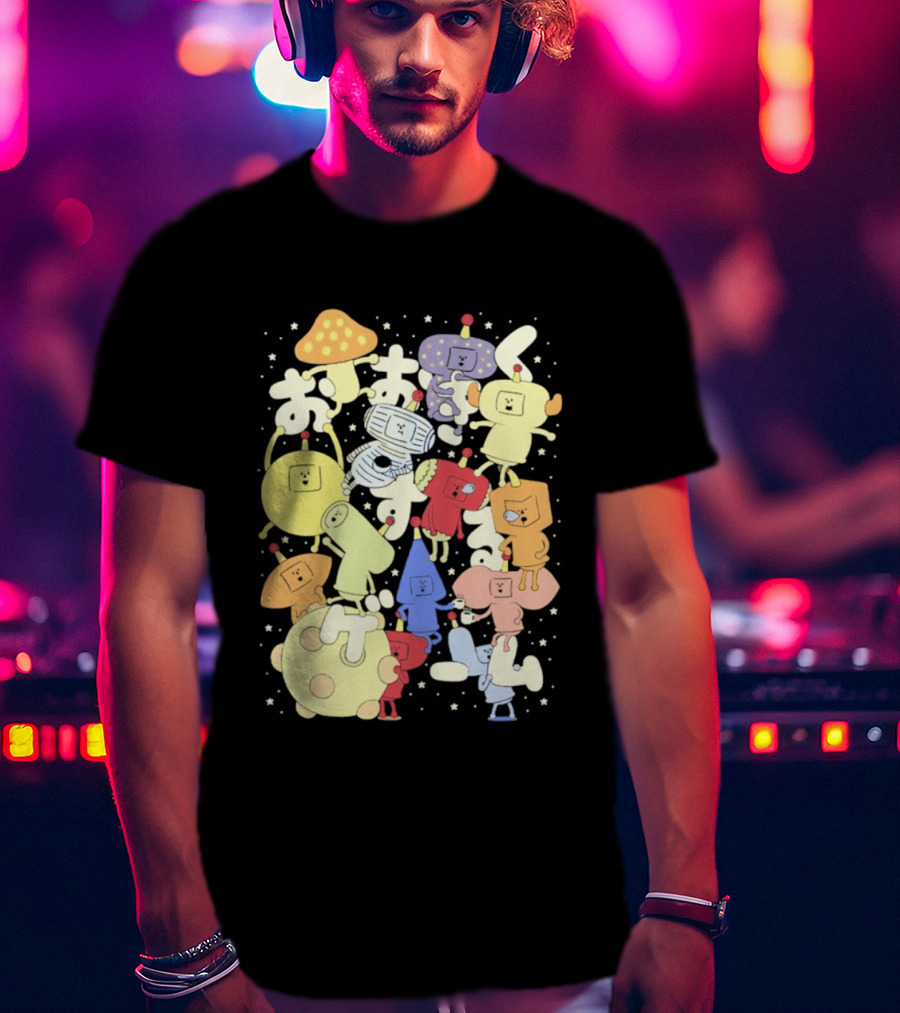 Katamari Damacy Colorful Stellar Cousins Collection T-Shirt