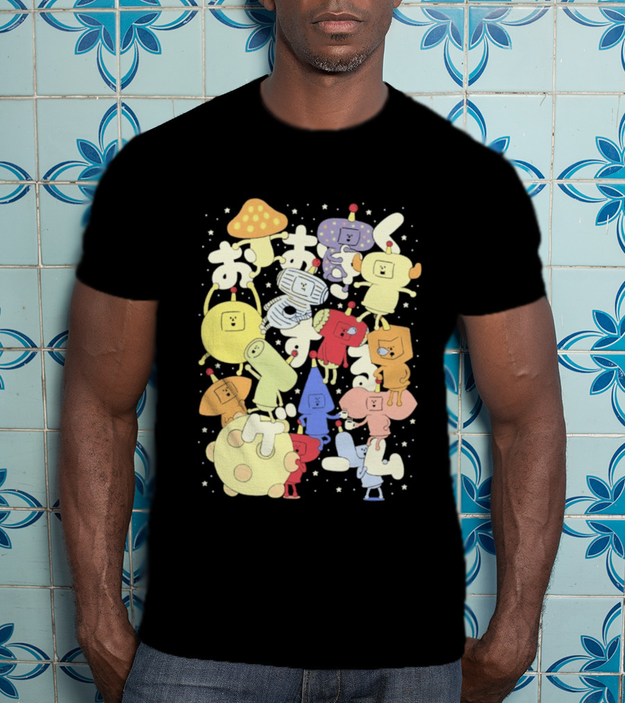 Katamari Damacy Colorful Stellar Cousins Collection T-Shirt
