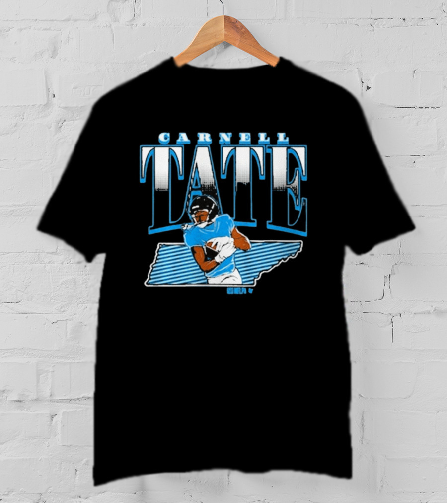 Carnell Tate State Star Athlete Football Blue T-Shirt