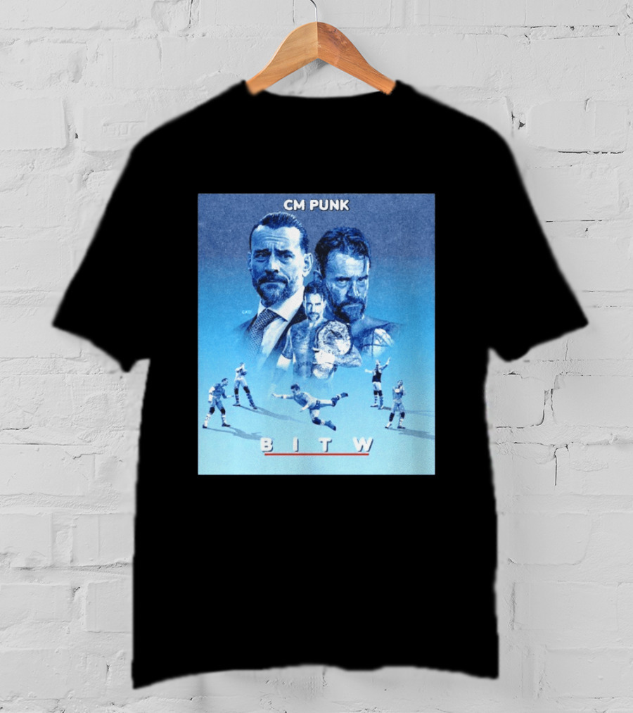 CM Punk BITW Wrestling Champion T-Shirt