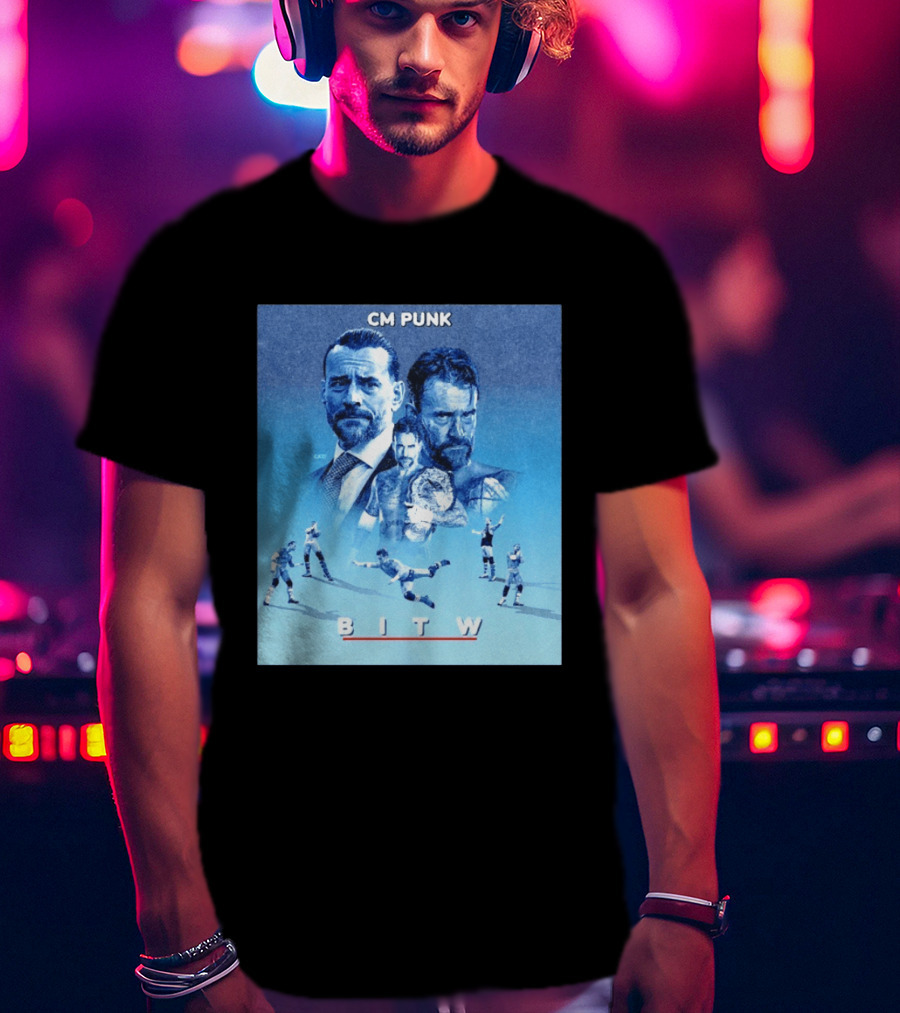 CM Punk BITW Wrestling Champion T-Shirt