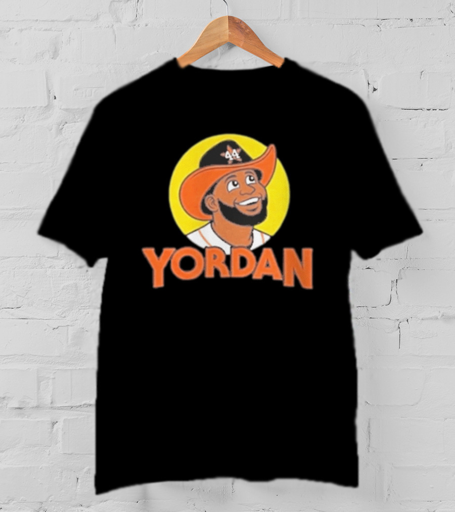 Yordan Alvarez 44 Cowboy Hat Baseball T-Shirt