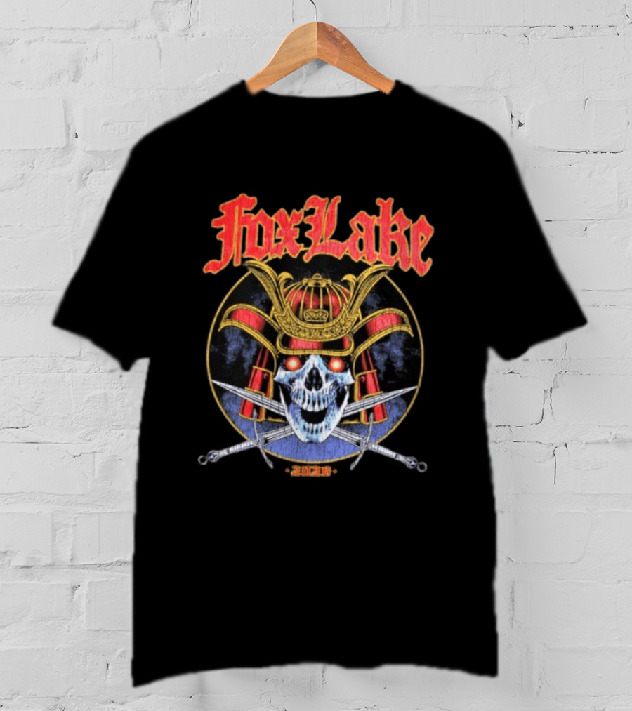 Fox Lake Samurai Skull 2026 Are You Ready To Die T-Shirt