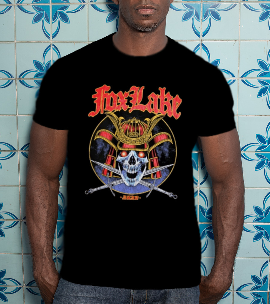 Fox Lake Samurai Skull 2026 Are You Ready To Die T-Shirt