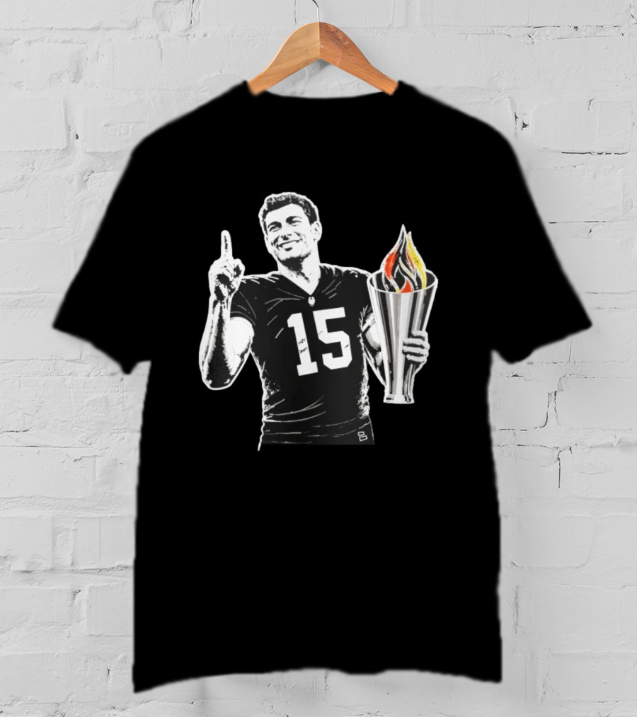 Las Vegas Torch Number 15 Football Player One Of 100 T-Shirt