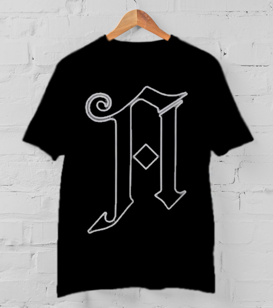 Architects Diamonte Gothic Initial A T-Shirt