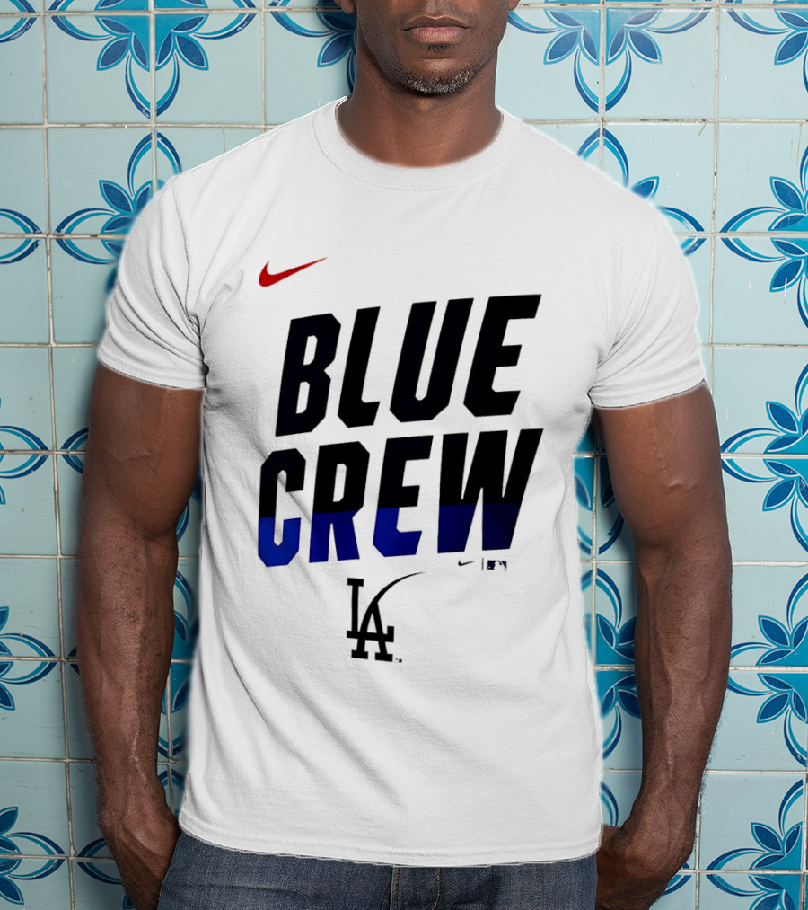 Nike Blue Crew Los Angeles Dodgers LA T-Shirt