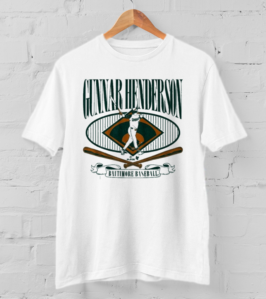 Gunnar Henderson Baltimore Baseball Diamond Standouts T-Shirt