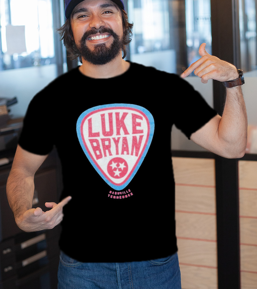 Luke Bryan Nashville Tennessee Pick Three Stars T-Shirt