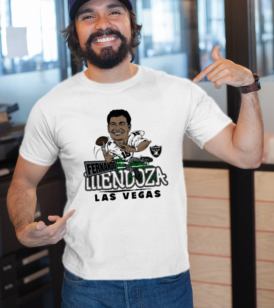 Las Vegas Raiders Fernando Mendoza Football Player T-Shirt