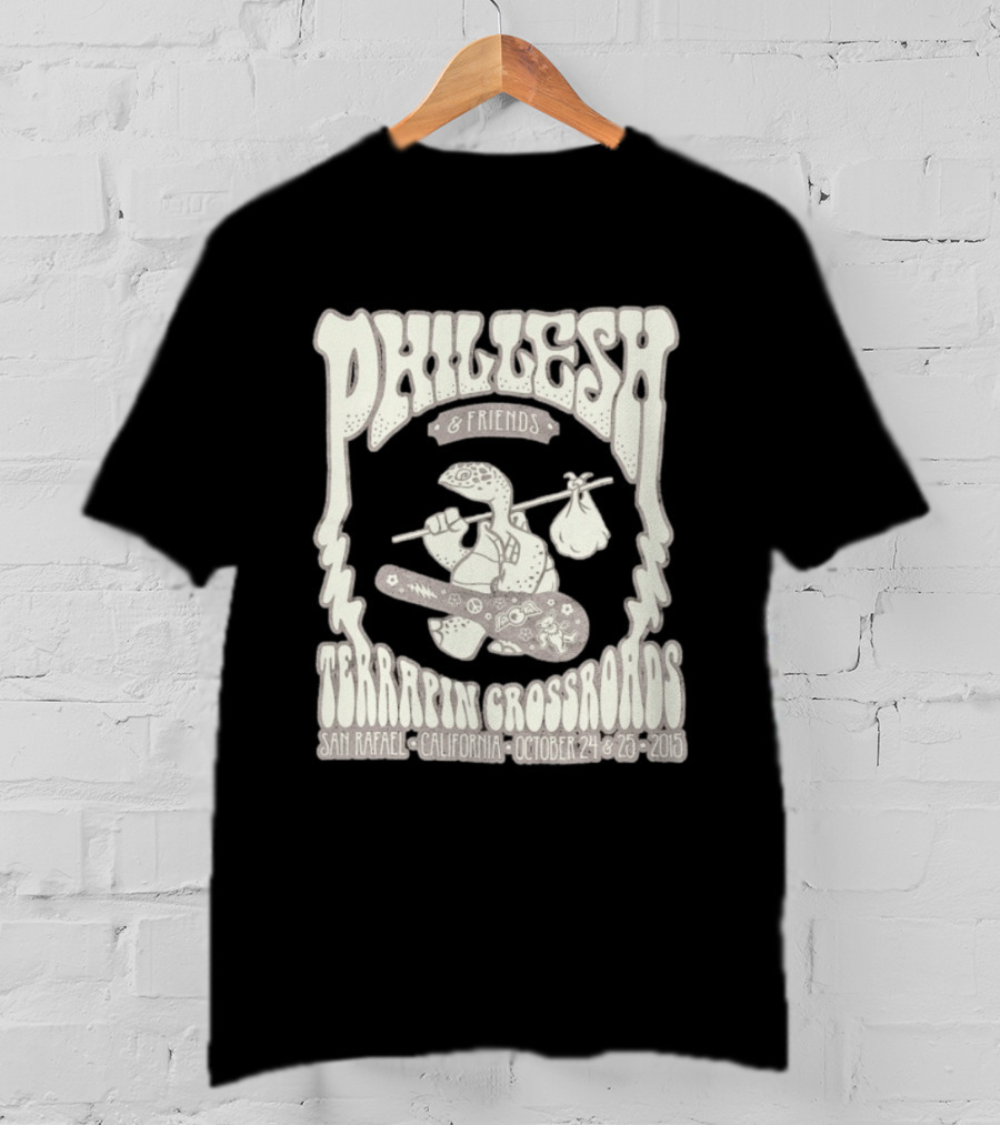 Phil Lesh And Friends Terrapin Crossroads San Rafael California October 24 25 2015 T-Shirt