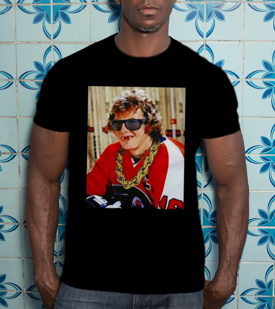 Philadelphia Flyers Bobby Clarke Retro Style Smile Iconic 1970s Nostalgia T-Shirt