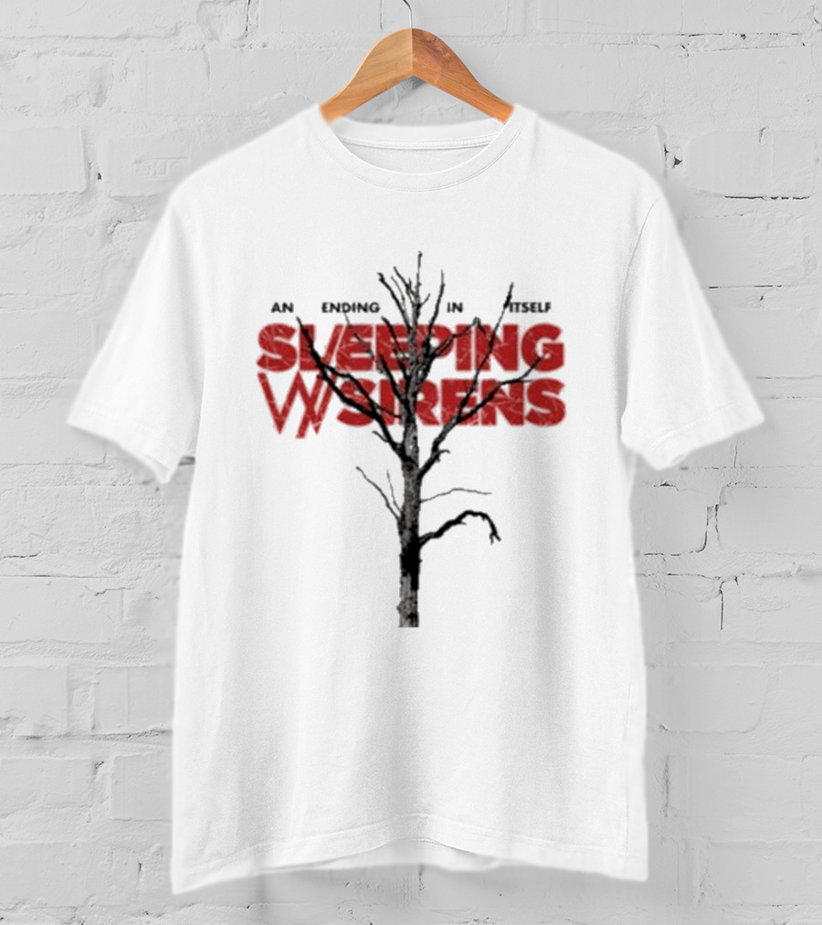 An Ending In Noise Sleeping Visions Sirens Dead Tree T-Shirt