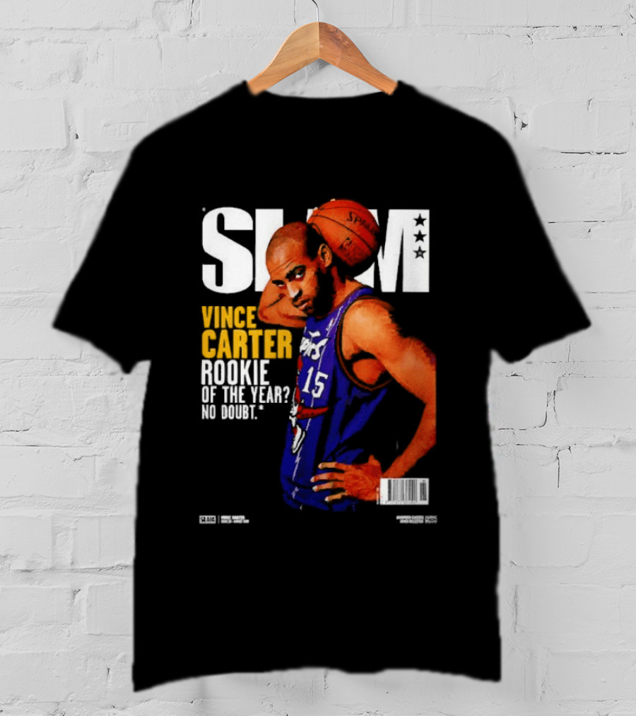 Slam Vince Carter Toronto Raptors Rookie Of The Year No Doubt T-Shirt