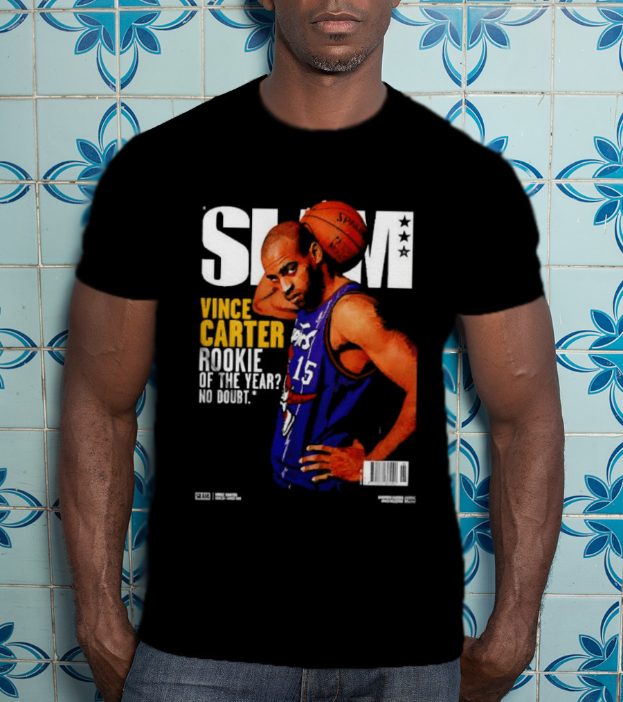 Slam Vince Carter Toronto Raptors Rookie Of The Year No Doubt T-Shirt