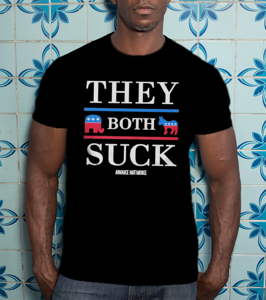 They Both Suck Elephant Donkey Awake Not Moke T-Shirt