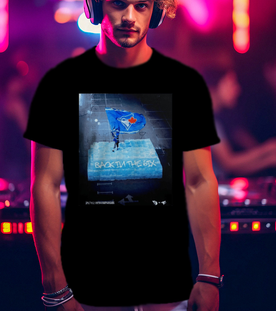 Toronto Blue Jays Back In The 6ix Ice Flag And Blocks T-Shirt