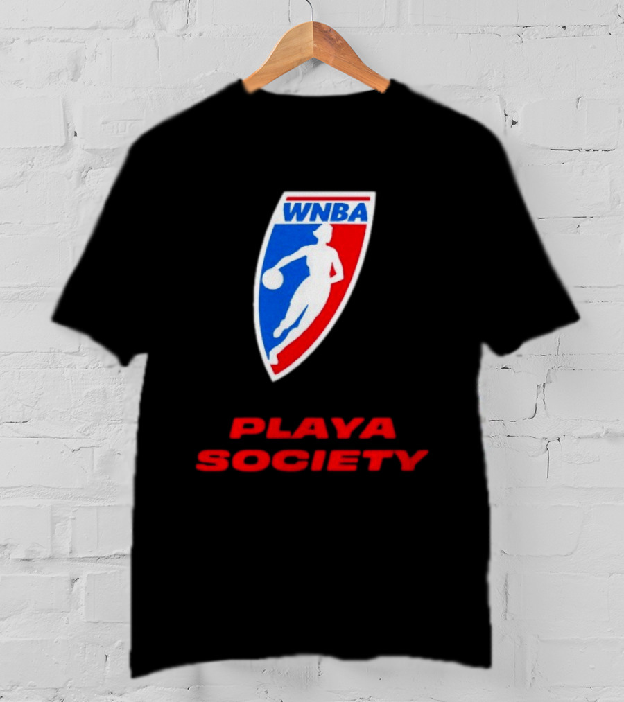 WNBA Playa Society Women's National Basketball Association T-Shirt