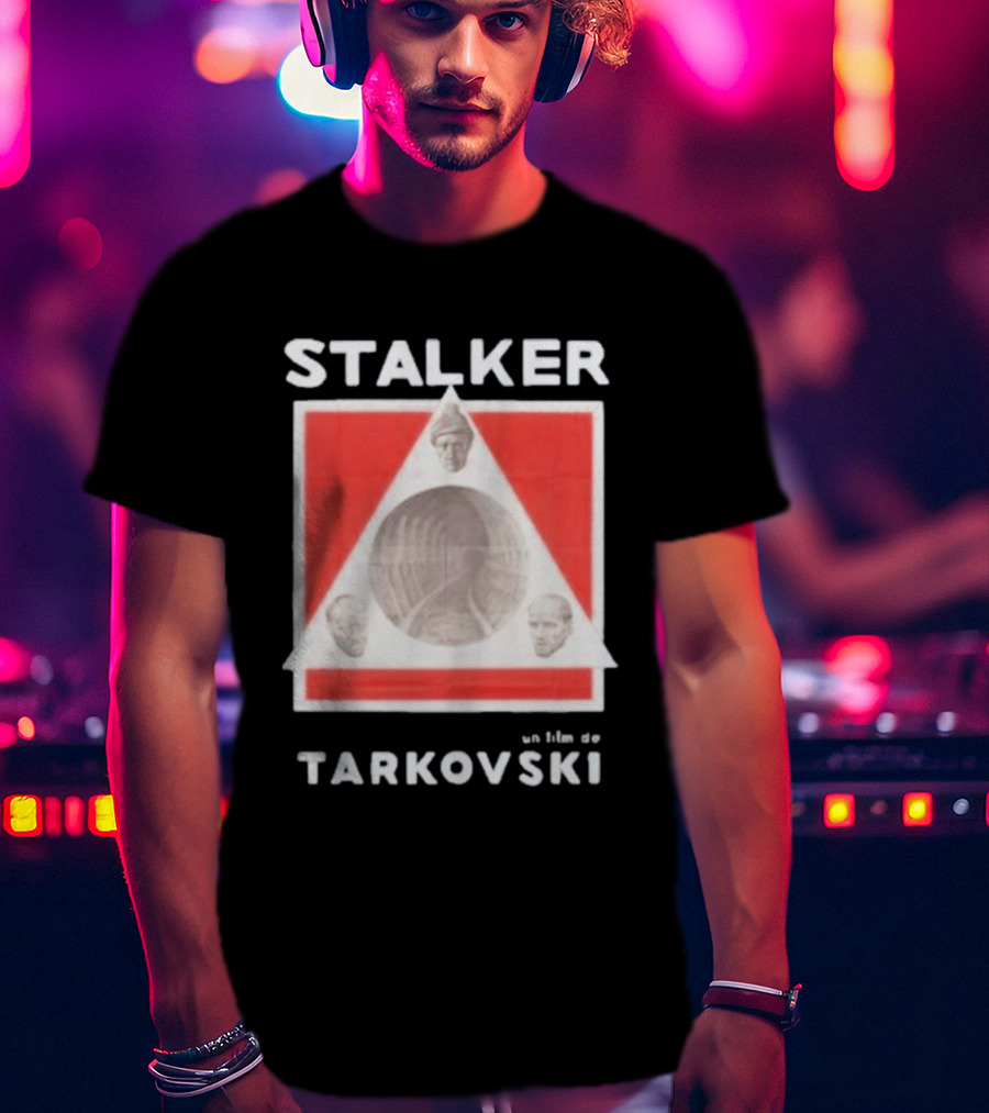 Stalker Film Tarkovski Triangular Faces T-Shirt