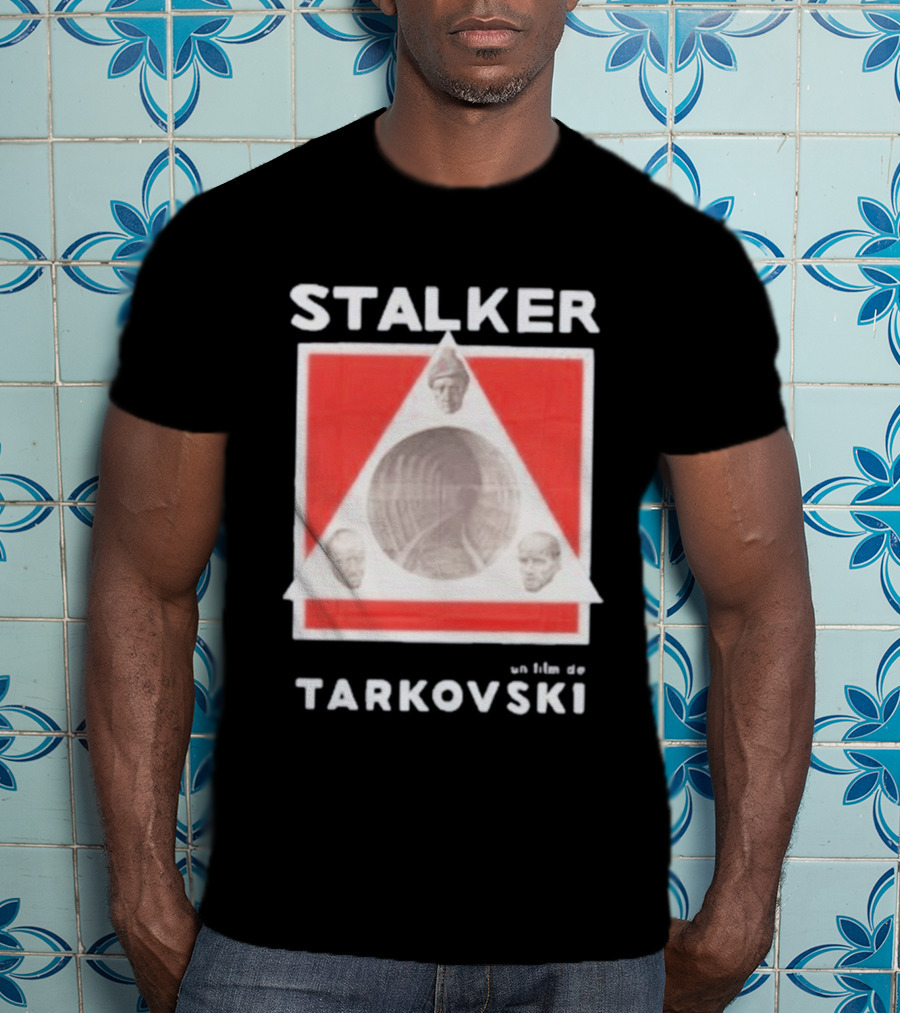 Stalker Film Tarkovski Triangular Faces T-Shirt