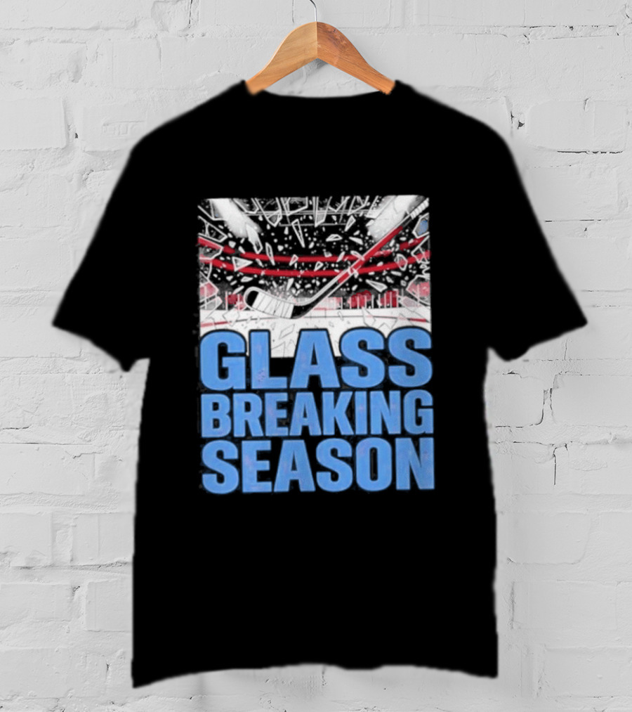 Colorado Avalanche Glass Breaking Season T-Shirt