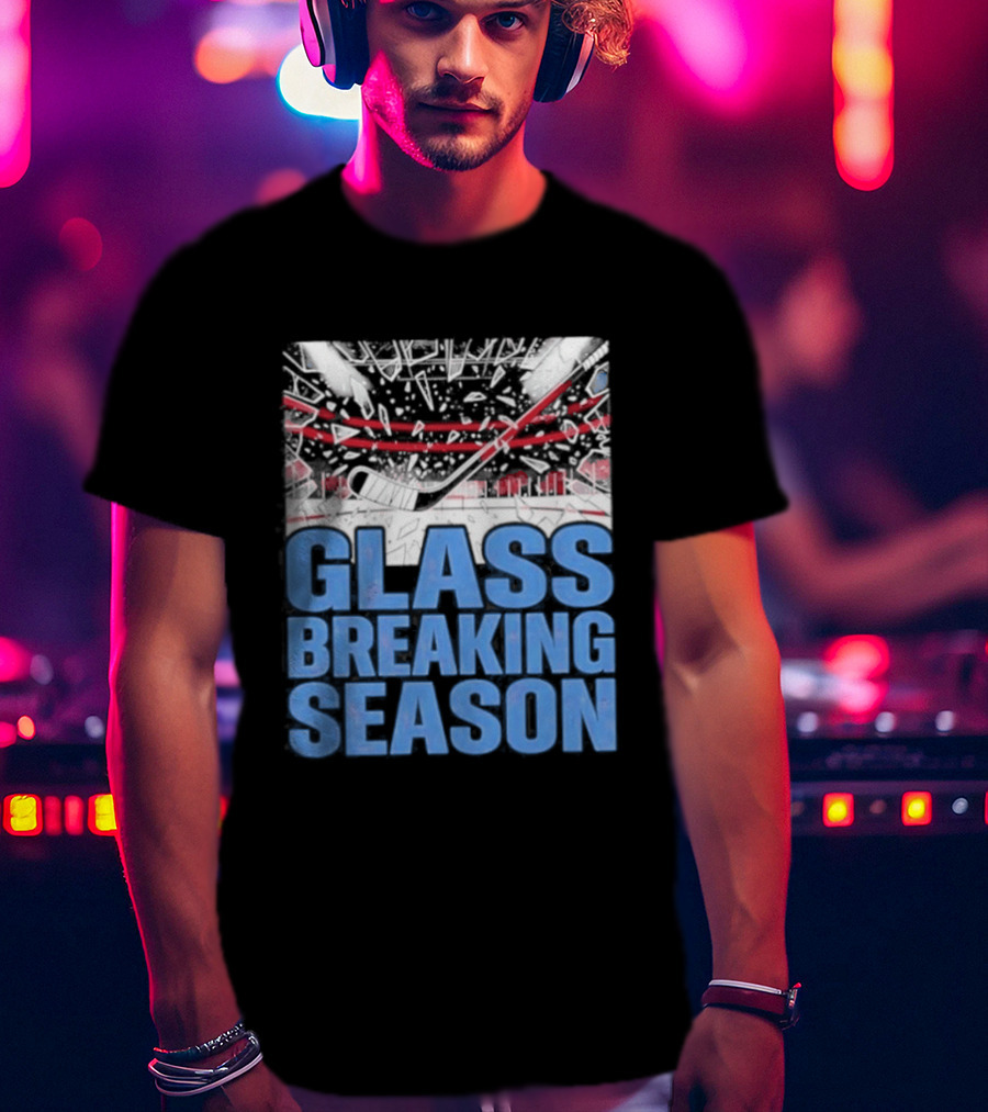 Colorado Avalanche Glass Breaking Season T-Shirt