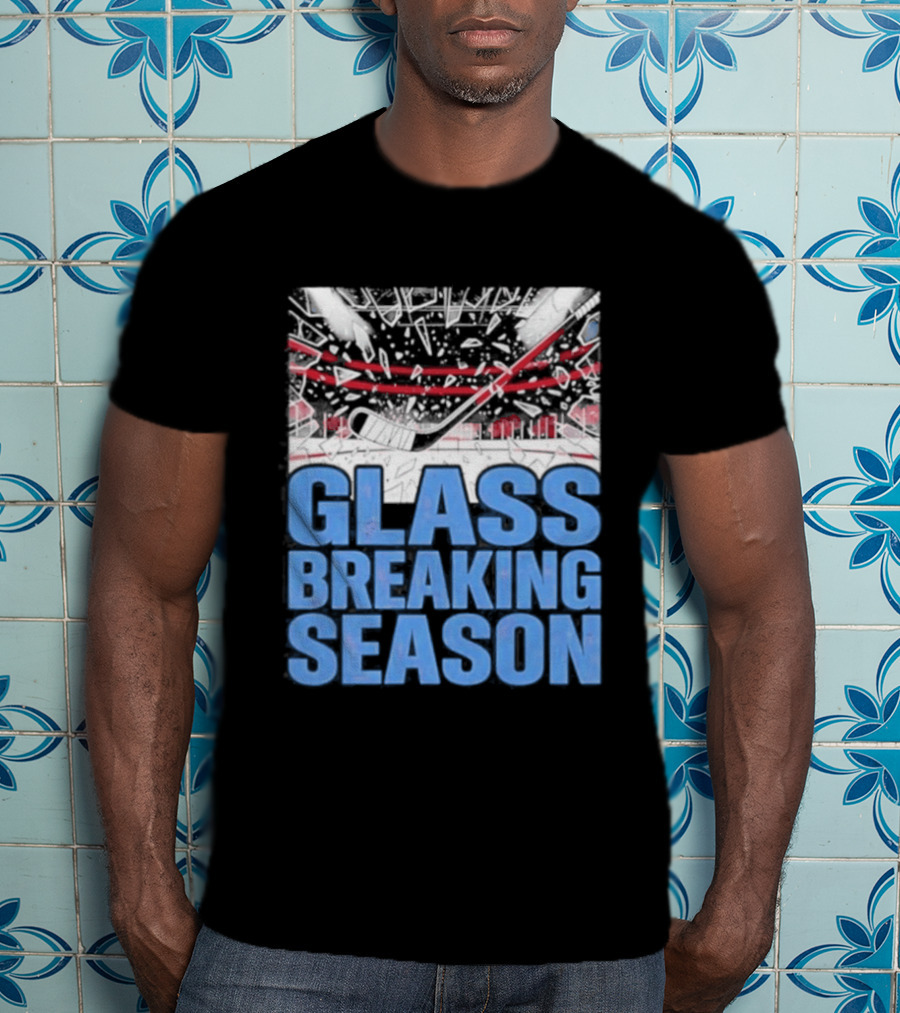 Colorado Avalanche Glass Breaking Season T-Shirt