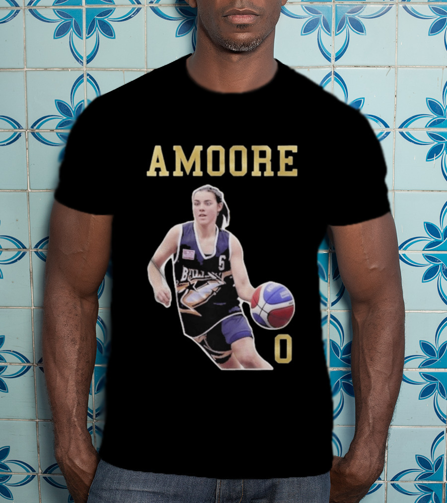 Amoore Bulls Basketball Player Jersey Number 0 T-Shirt