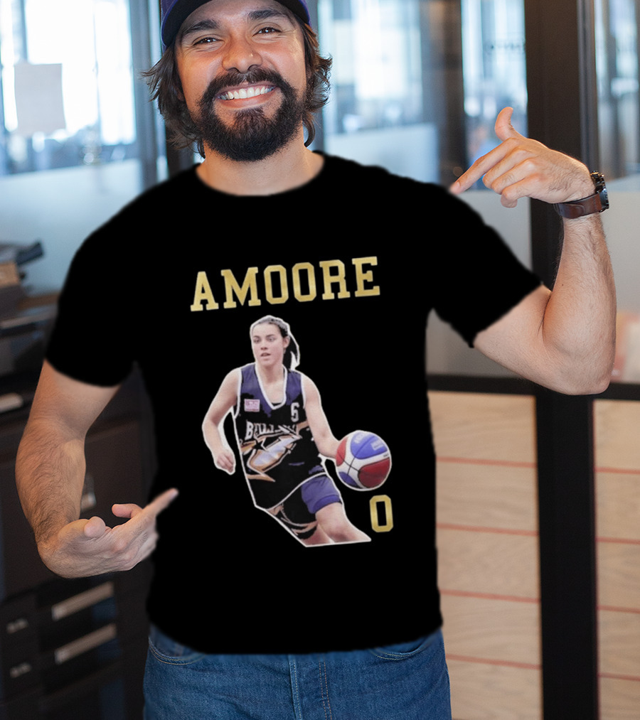 Amoore Bulls Basketball Player Jersey Number 0 T-Shirt