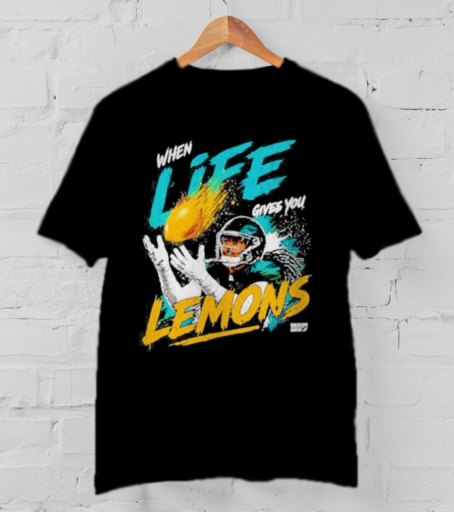 Philadelphia Eagles When Life Gives You Lemons Football Makai Lemon T-Shirt