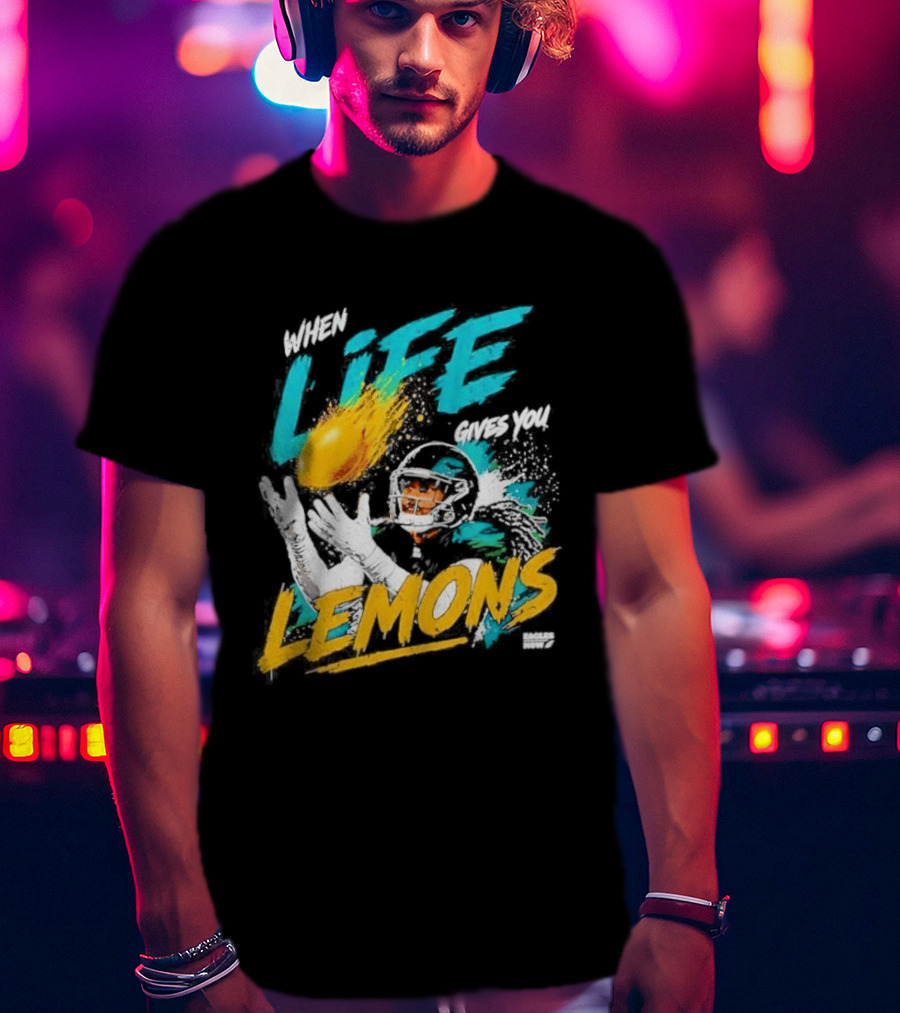 Philadelphia Eagles When Life Gives You Lemons Football Makai Lemon T-Shirt