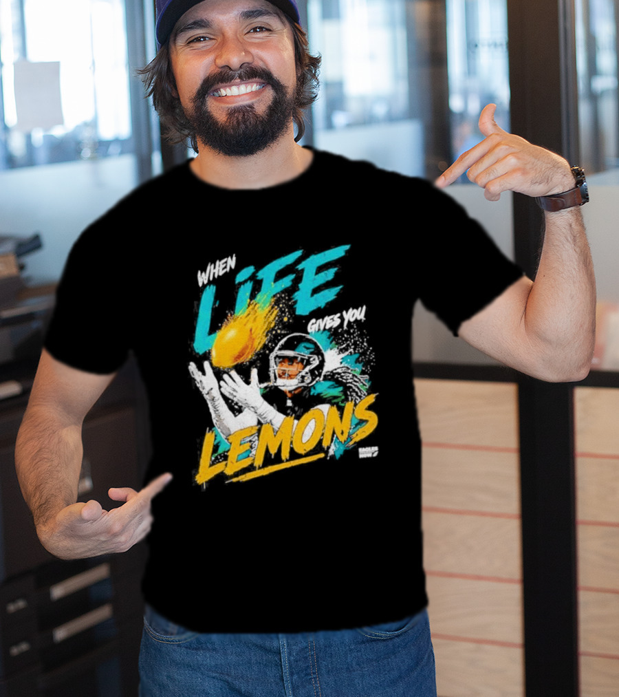 Philadelphia Eagles When Life Gives You Lemons Football Makai Lemon T-Shirt