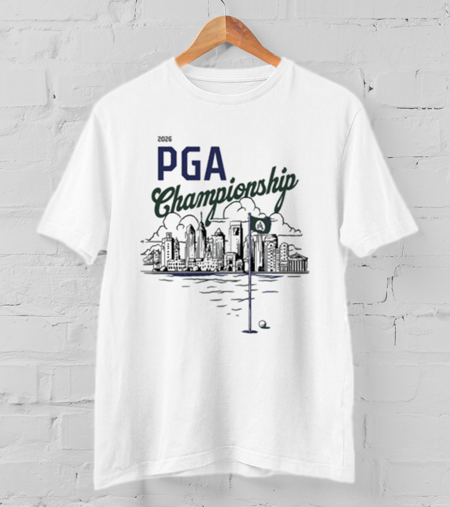 2023 PGA Championship Skyline Golf Scene T-Shirt