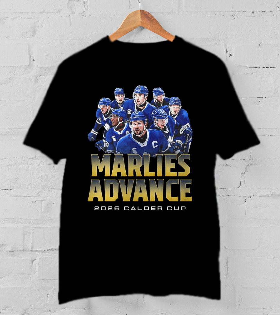 Marlies Advance 2026 Calder Cup Victory Toronto Hockey Team T-Shirt