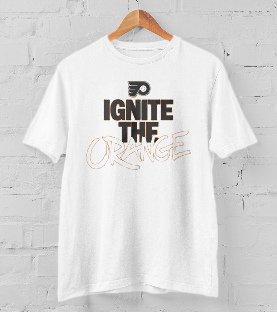 Puck Everybody Ignite The Orange Flyers Fan Rallying Cry T-Shirt