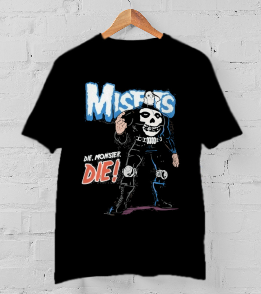 Misfits Die Die My Darling Skeleton Warrior T-Shirt