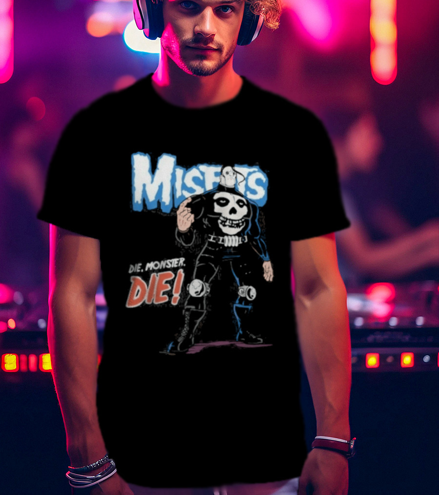 Misfits Die Die My Darling Skeleton Warrior T-Shirt