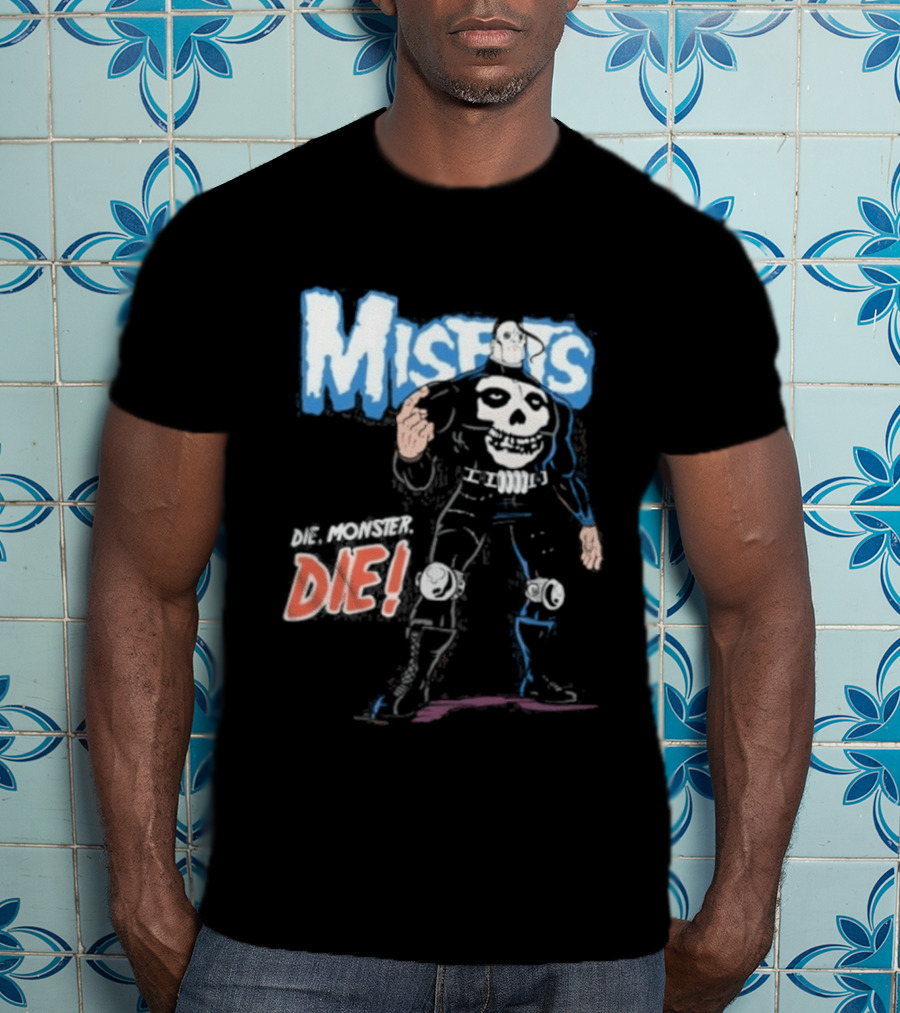 Misfits Die Die My Darling Skeleton Warrior T-Shirt