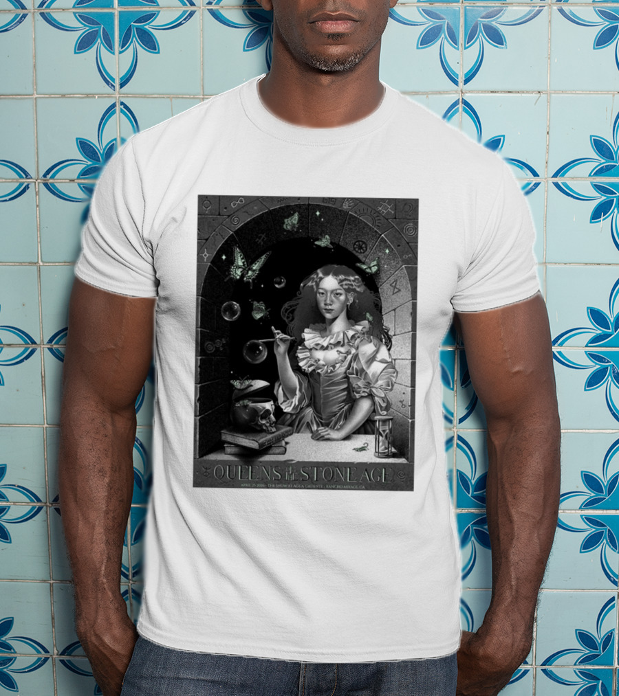 Queens Of The Stone Age Rancho Mirage California 2026 Gig Agua Caliente April 25 2026 T-Shirt