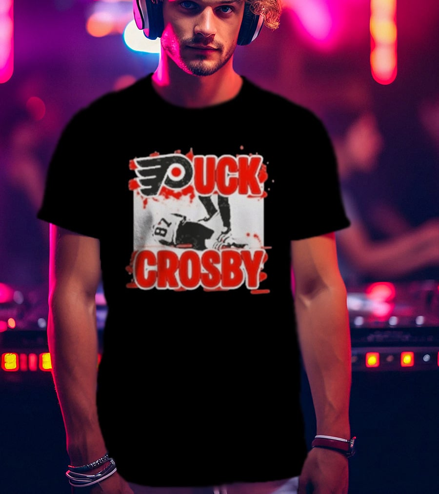Puck Crosby Philadelphia Flyers Hockey 87 2026 T-Shirt