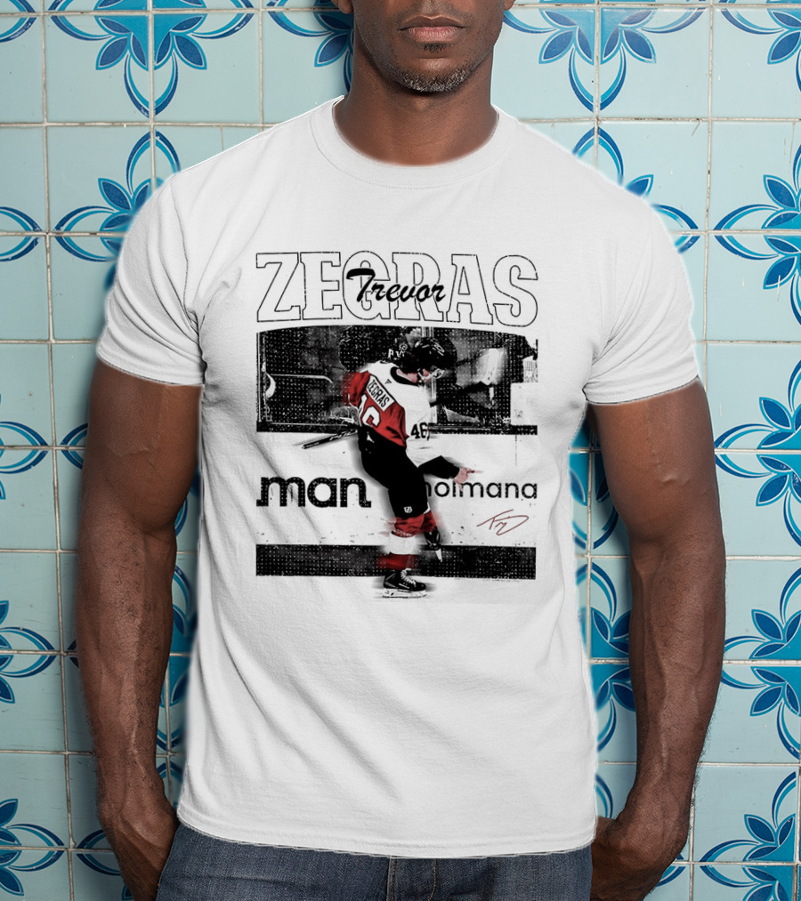 Zegras Trevor Holmana Philadelphia Flyers Hockey T-Shirt