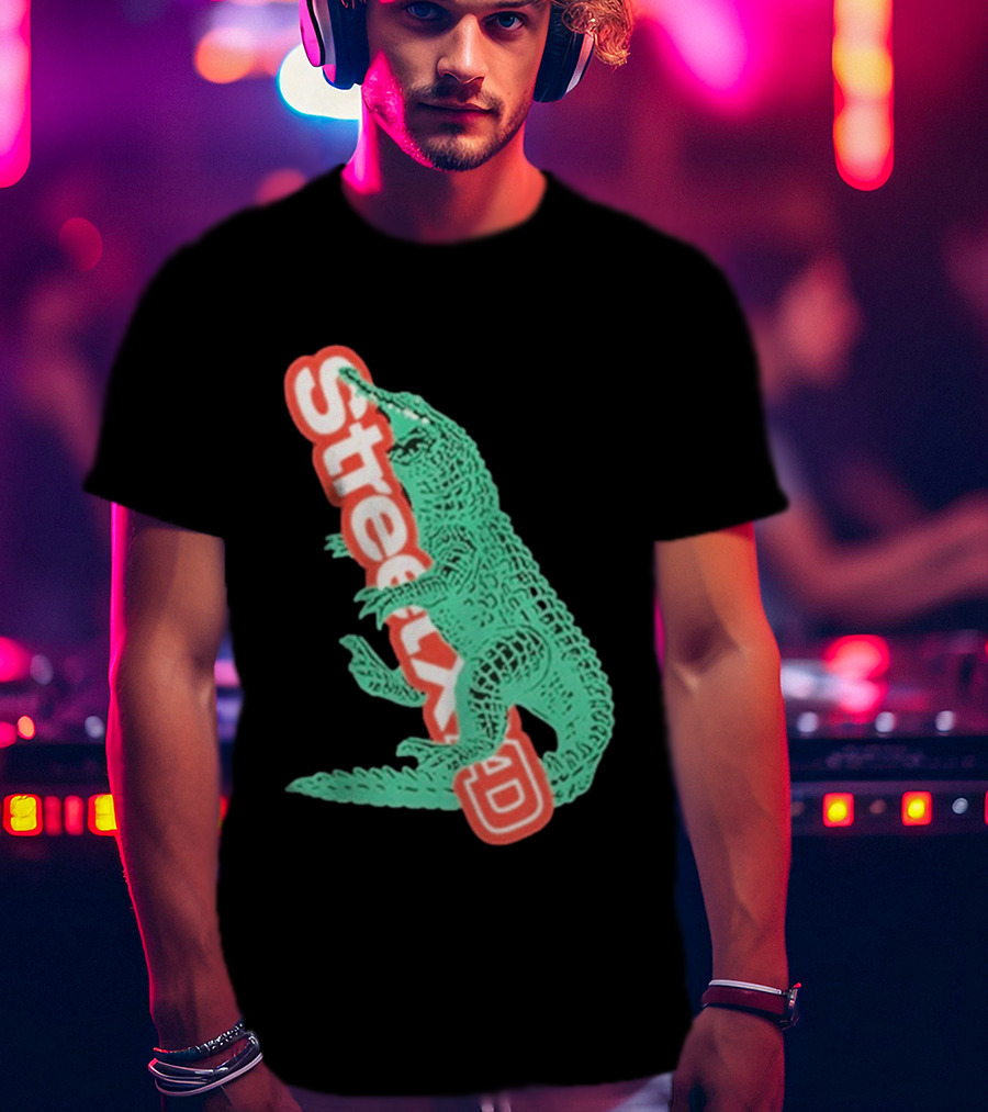 StreetxAD Basilik Gator Vintage Crocodile T-Shirt